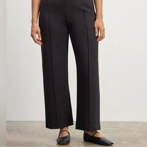 Calvin Klein Women's Black knit blend flare Pants
